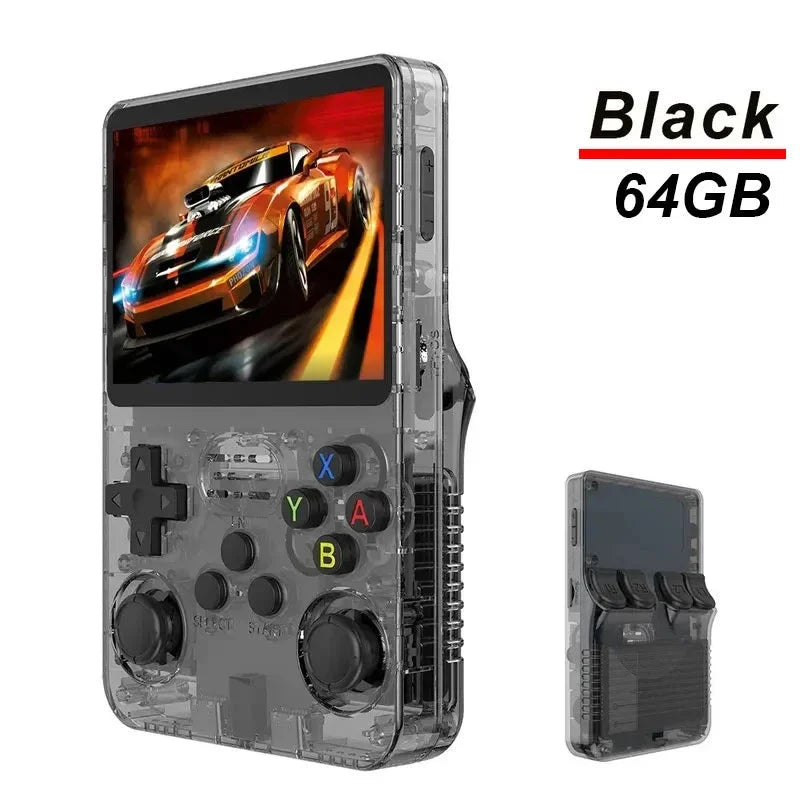 R36S Retro Gaming Console Handheld Game Consoles Classic Games Arkos System 3.5'' IPS Screen Portable Pocket Handheld Emulator