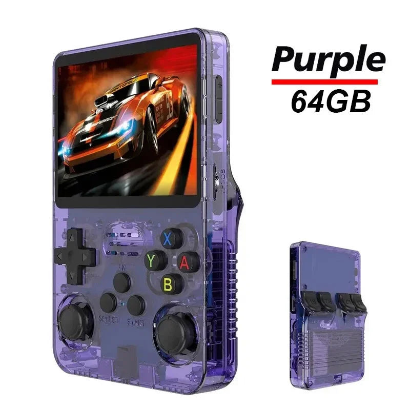 R36S Retro Gaming Console Handheld Game Consoles Classic Games Arkos System 3.5'' IPS Screen Portable Pocket Handheld Emulator