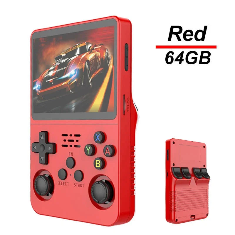 R36S Retro Gaming Console Handheld Game Consoles Classic Games Arkos System 3.5'' IPS Screen Portable Pocket Handheld Emulator